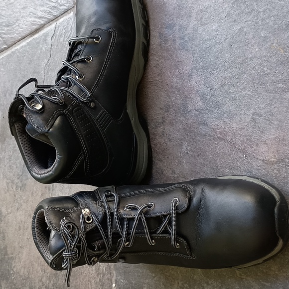 Timberland Pro Black Boots Steel Toe 12M A1RU5 Mens - Picture 2 of 8